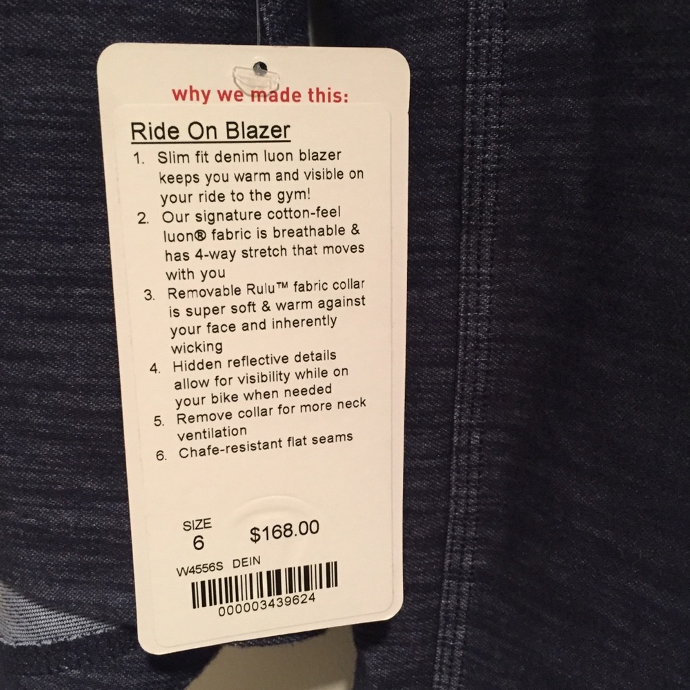 SOLD Lululemon Ride On Blazer Jacket - Picture 5 of 7